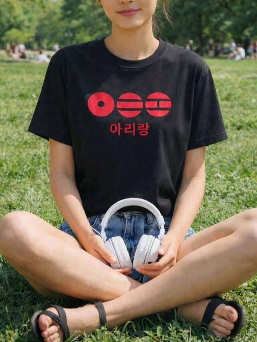 Mens Shirts Graphic Custom Name B.T.S Jersey Graphic Tee - Custom Name Back Print, Personalized Vintage Sports Y2K T Shirt, Bangtan Mens Comeback 2026 Tee, World Tour 2026 Shirt, US Local Fast Shipping,100% Cotton, K-Pop Fan Gift Funny Tee Shirtswomen's T-Shirts - 黑色 - 查看 1
