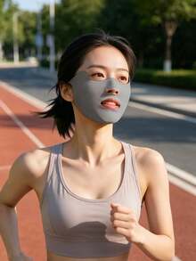 1pc Women's Summer Outdoor Sun Protection Face Mask - Ice Silk Breathable, Open Nose/Mouth Design For Easy Breathing, Suitable For Golf, Running, Cycling, Shopping And BeachSun Protection Essentials In Summer - Mouth and Nose Face Mask - View 11
