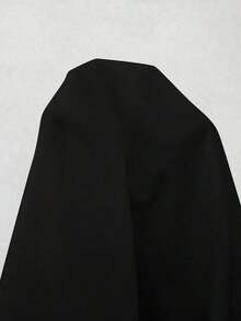 Camisa informal suelta de unicolor de manga corta y abotonadura sencilla para mujeres embarazadas - Negro - Ver 7