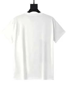Plus Size - Plus Size - Adorable Panda Pocket T-Shirt | Fashionable White Short-Sleeved T-Shirt With A Round Neck And A Brown-Trimmed Pocket. | Unique Panda Pattern With Chain Details | Versatile And Stylish For Casual Wear | Lightweight And Comfortable, Suitable For Summer. - 白色 - 查看 4