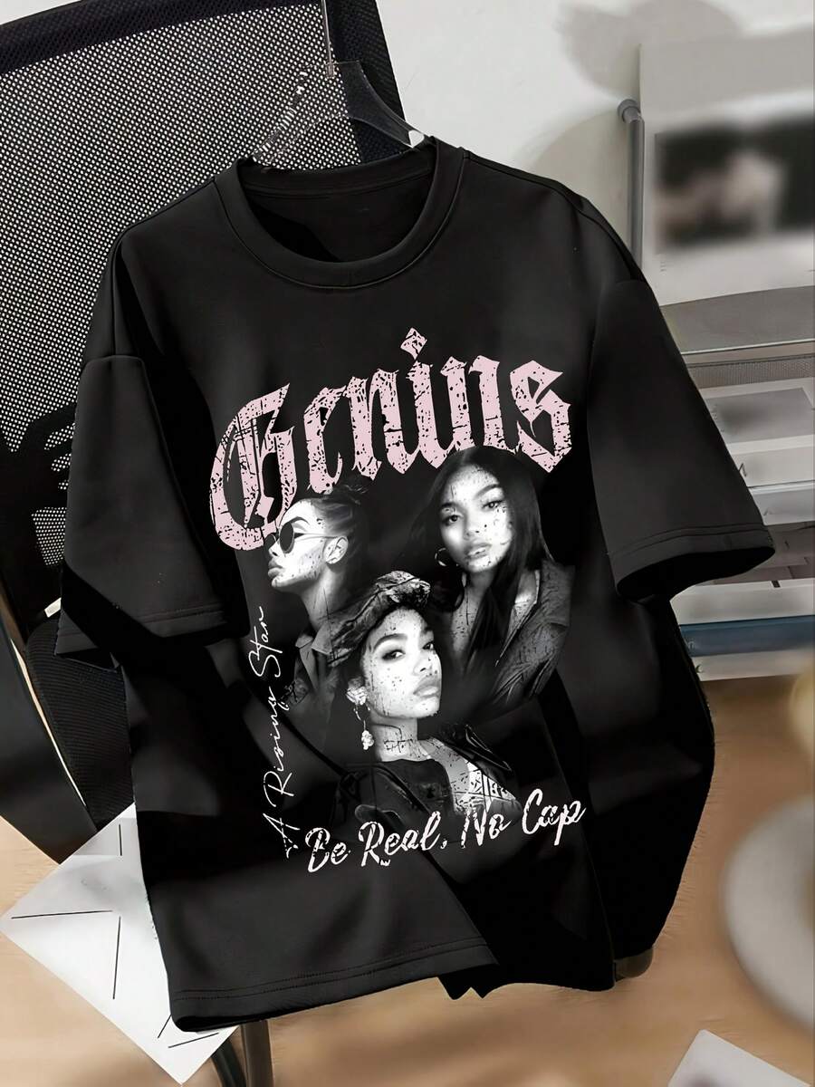 Women T-Shirts - Black - View 1