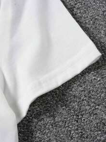 New Women's Casual Summer Print Short Sleeve T-Shirt For Spring And Summer, Women's Summer T-Shirts - Unisex Urban Vintage Style, Loose Fit Cotton Short Sleeve Round Neck T-Shirt. - 白色 - 查看 4