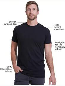 Men's Graphic T-Shirt "I Hate Sunshine" - 100% Cotton, Casual Black Design With Purple And Yellow Print, Perfect For Beach, Travel, Gym And Parties, Beachwear | Fun Print | Comfortable Fit, Beach Shirts. Loose, Casual And Versatile T-Shirt. - 黑色 - 查看 2
