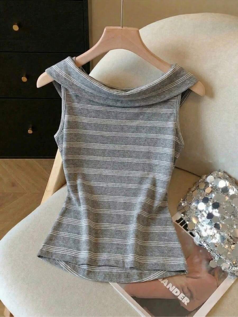 Women Tops - Grey - View 1