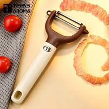 Stainless Steel Peeler - Essential Kitchen Accessory & Tool, Suitable For Peeling Vegetables, Fruits, Cheese And Potatoes, Sharp Blade, Stainless Steel - Sharp And Durable, Ergonomic Handle, Easy To Clean Design - Multicolor - View 10