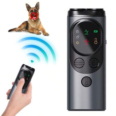 Rechargeable Dual-Head Ultrasonic Anti-Barking Device, Effectively Prevents Dog Barking And Trains Dogs