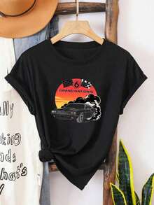 Camiseta familiar con diseño de donuts para el primer cumpleaños de la tía querida. - Negro 4 - Ver 2
