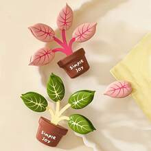 Magnetic Sealing Clips Set, Moisture-Proof Sealing Stickers, Creative Fridge Magnets, Moisture-Proof And Fresh-Keeping Bag Clips, Kitchen Tools. Each Leaf Can Be Used As A Small Clip And Is An Ideal Storage Solution For Home Kitchens And Offices. - Multicolor - View 3
