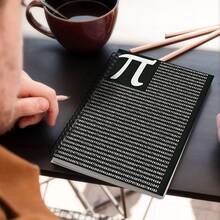 1pc A5 Pi Spiral Notebook - College Ruled Journal With Math Pi Symbol Design, High Quality Paper, Portable For Note Taking, Learning And Creative Writing - Ideal For Students And Professionals, Math Notebook, Creative Writing Tool, Unique Cover Design, Spiral Bound - Mathematics Cover - View 4