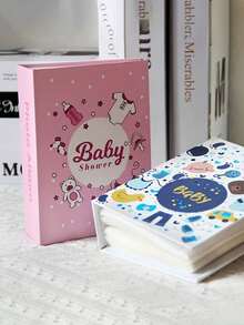 6 Inch Photo Album, 100 Pages, Cute Baby Theme Design, Perfect Gift For Birthday, Christmas - Multicolor - View 4