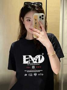 Women T-Shirts - Black - View 5