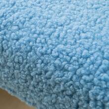 Teddy Plush Bench Seat Cover, Elastic Thickened Hotel Shoe Change Stool Slipcover - Multicolor - View 3