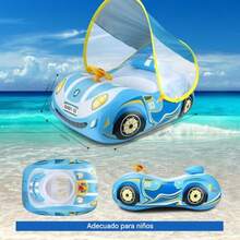 CXJYSD Flotador De Piscina para Niños, Lindo Flotador para Piscina - Azul - Ver 5