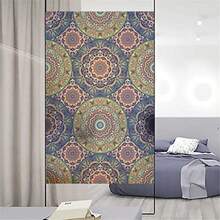 Vinilos para Cristales Opaco No Adhesivo Película Privacidad De Ventana Boho D Laminas Decorativo Translúcido para Ventanas Retirable para Baño Sala De Estar Cocina Oficina - 5 - Ver 3