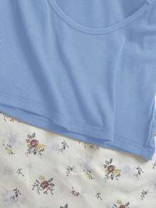 2 piezas Conjunto de camisola sin espalda ajustada para mujer, Camisola sin espalda de verano para mujer, Adecuado para el transporte diario, citas, fiestas, otoño/invierno/verano, Navidad, Año Nuevo, Acción de Gracias, fiestas, bodas, playa, ceremonias de graduación, de moda, elegante, casual, salidas, citas, reservas, transporte, brillante, Día de San Valentín, elegante, vacaciones, casual, Y2K, salidas, ceremonias de graduación y otras ocasiones. - Multicolor 5 - Ver 5