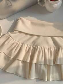 Women Skirts - Apricot - View 3
