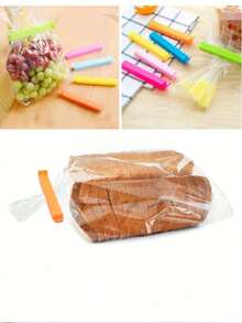 5pcs Sealed Food Clips, Keep Food Fresh And Prevent Spoilage, Suitable For Snack Storage, 10pcs/1pc - Random Color - View 6