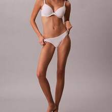 Calvin Klein Ideal Cotton Bikini QD5126 Underwear  Women  Panties - 霜紫丁香 - 查看 2