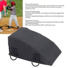 Catcher Knee Savers - Rodilleras Suaves y Ligeras para Evitar Resbalones para Niños, Jóvenes, Adultos, Béisbol y Softbol - como en la imagen - Ver 3