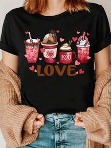 Women T-Shirts - Black - View 6