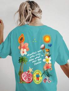 Women T-Shirts - Lake Green - View 3