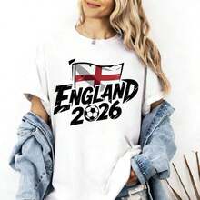 France 2026  Supporter T-Shirt, Football Fan T-Shirt With French Flag, 2026 World Cup Supporter Shirt, Gift For The French National Team. Women's T-Shirts - 白色 14 - 查看 1