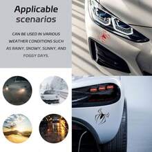 2PCS 3D Spider Emblem Stickers Rust-Proof  Metal Decals For Car Exterior Decoration, Ideal For Bumper, Hood, Fender Window, Silver Finish With Durable Adhesive - Màu đỏ - Xem 4