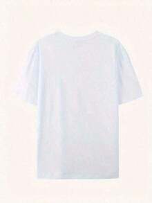 Women's Summer Outfits: One-Piece Women's T-Shirt With Fruit Print, Casual Round Neck Short Sleeve Top, Suitable For All Seasons, 180g Soft 100% Cotton Fruit Pattern T-Shirt, Suitable As A Gift. Women's T-Shirt. Blouses>Elegant. Boho Chic, Soft, Breathable And Comfortable Women's Top, Ideal For Spring, Summer And Autumn, Perfect For Vacations, Travel And Everyday Wear. - 白色 - 查看 2
