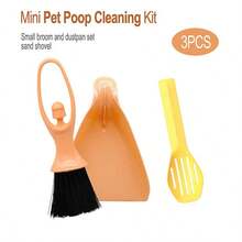 Mini Broom & Dustpan, Hamster Poop Scoop, Cleaning Brush & Cleaning Tools - Suitable For Cleaning Cages Of Hamsters, Rabbits, Reptiles & Other Small Pets - A - View 11