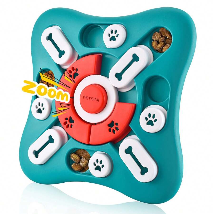 Dog Puzzle Toys, Treat Dispensing Dog Enrichment Toys For IQ Training And Brain Stimulation, Interactive Mentally Stimulating Toys As Gifts For Puppies, Cats, Dogs - 綠色 - 查看 1