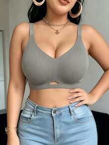 3件組無縫聚乳防下垂乳膠果凍軟支撐固定罩杯運動內衣，適合小胸女性 - 彩色 - 查看 11