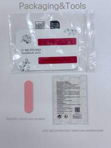 10片手工杏仁形法式美甲貼片，高端3D花卉、波浪、珍珠與金屬珠飾裝飾，適合派對、婚禮、日常佩戴，附工具組，適合女孩與女性指甲的手工穿戴式美甲貼 - 彩色 - 查看 12