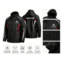 VRECASE Motorcycle Rainwear - Black - View 7