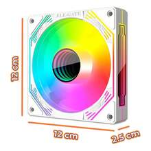 PC Case Fan 120mm RGB PWM Silent Cooling - View 3