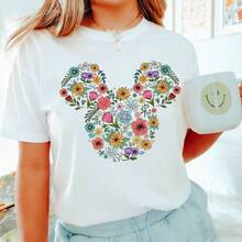 Camiseta unisex de manga corta, camiseta floral de  con cabeza de , camiseta de , camiseta con cabeza de , camiseta de  de , camiseta familiar de , camisetas para hombre, Spiderman, , camisetas para mujer, romwe men, boho chic, regalos para maestros, camiseta de mujer, ropa curvy para hombre, y2k. - Blanco - Ver 6