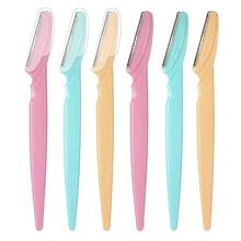 3/6pcs Portable Mini Eyebrow Razors, Fine Safety Mesh Blades, Trim Eyebrows Without Hurting Skin, Macaron Non-Slip Handle, Compact Head Design, Suitable For Daily Makeup Lovers, Beginners, Travelers, Home Grooming, Makeup Prep, Travel Touch-Ups, With Protective Blade Cap, Long Non-Slip Handle, Eyebrow Razor, Eyebrow Razor, Eyebrow Razor, Eyebrow Razor, Eyebrow Razor, Eyebrow Razor, Eyebrow Razor, Eyebrow Razor, Eyebrow Razor - Eyebrow Trimmer - View 2