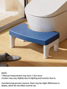 Anti-Slip Bathroom Foot Stool For Toilet, Ergonomic Design Squatting Stool For Adults, Promotes Natural Posture, Portable, Durable, Sturdy Stable Structure, Rounded Edges, Easy To Clean, Compact Size, Suitable For Daily Home Bathroom Use, Bathroom Accessory - Multiple Styles - View 12