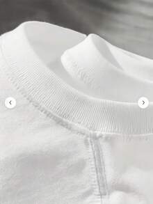 1 camiseta de mujer 100% algodón; blusa blanca, estampada con motivos de perros y corazones; camiseta casual de corte holgado; transpirable y que absorbe la humedad; camiseta de manga corta con cuello redondo; adecuada para primavera, verano y otoño; ropa de dormir cómoda para mujer. 180g 100% algodón. - Blanco - Ver 4