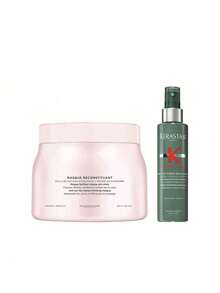 Kérastase [Bundle] Genesis Masque Reconstituant 500 Ml + Homme Thickness Boosting Spray 150 Ml - Genesis - View 1
