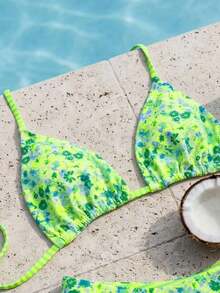 Women Plus Size Sports Swimwear - Multicolor 4 - View 6