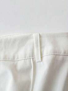 Pantalones blancos casuales/de trabajo para mujer - Blanco - Ver 4