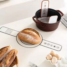 1pc Reusable Non-Stick Silicone Baking Mat/Liner With Long Handle, Suitable For Dutch Oven, Round Bread Baking Tool, Dough And Pastry. Heat-Resistant, Easy To Clean, Oil-Proof, Anti-Stick Mat. - View 11