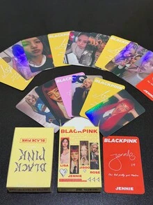 55张Solo时期明信片 | Jisoo《Flower》、Jennie《Solo》、Rosé《On The Ground》、Lisa《高品质印刷K-Pop周边收藏品粉丝礼物》 - 彩色 - 查看 5