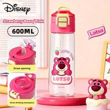 Bình nước trẻ em Disney, bình nước có ống hút kép dùng được cho học sinh tiểu học, phù hợp cho bé trai và bé gái, cốc nước mùa hè. - Nhiều màu - Xem 11