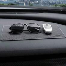 1pc Car Dashboard Anti-Slip Mat, Dedicated Phone And Key Storage Pad For Dashboard, Can Hold Remote Control And Small Items, Organized Storage Improves Car Convenience, Waterproof And Dirt-Resistant, Easy To Clean With A Damp Cloth - 1pcs Car Storage Anti-slip Mat - View 2