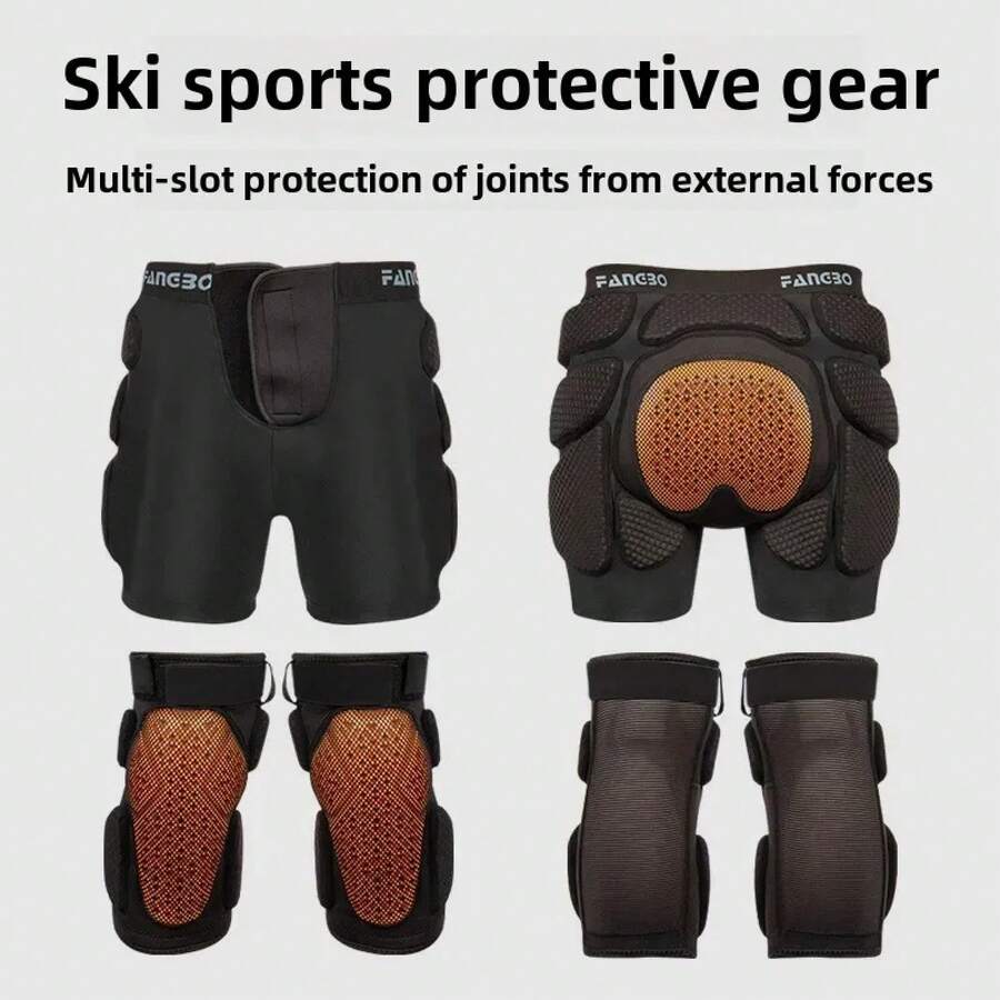 Adjustable Sports Gear Shorts Snowboard Protection Hip Pads Short Ski Skate Anti-Shock Knee Pads - Kneepad - View 1