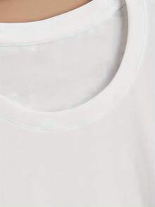 Camiseta de mujer para primavera y verano - Blanco - Ver 3