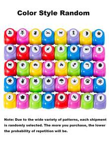 6/1pc Embossing Tool/Punch Set Craft Hole Punch Multicolor Creative Paper Punch Set, Suitable For DIY Handmade Album Decoration, Card Making, Art Photo Decoration, Stationery Supplies And Other Handmade Crafts, A Multifunctional Handmade Tool Gift, Desktop Decoration, Gift Filler, Room Decoration, Card Making Tool, DIY Scrapbook Handmade, Shape Cutter/Mold, Handmade Decoration, Heart/Star/Flower Embossing Tool - Multicolor - View 11