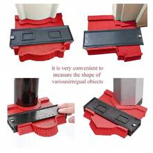 1Pc Contour Gauge Profile Tool, Imperial Inch Scale Irregular Shape Duplicator For Woodworking Auto Body Stone Tile, 5/10 Inch Profile Gauge For Measuring Curved Surfaces - Multicolor - View 5