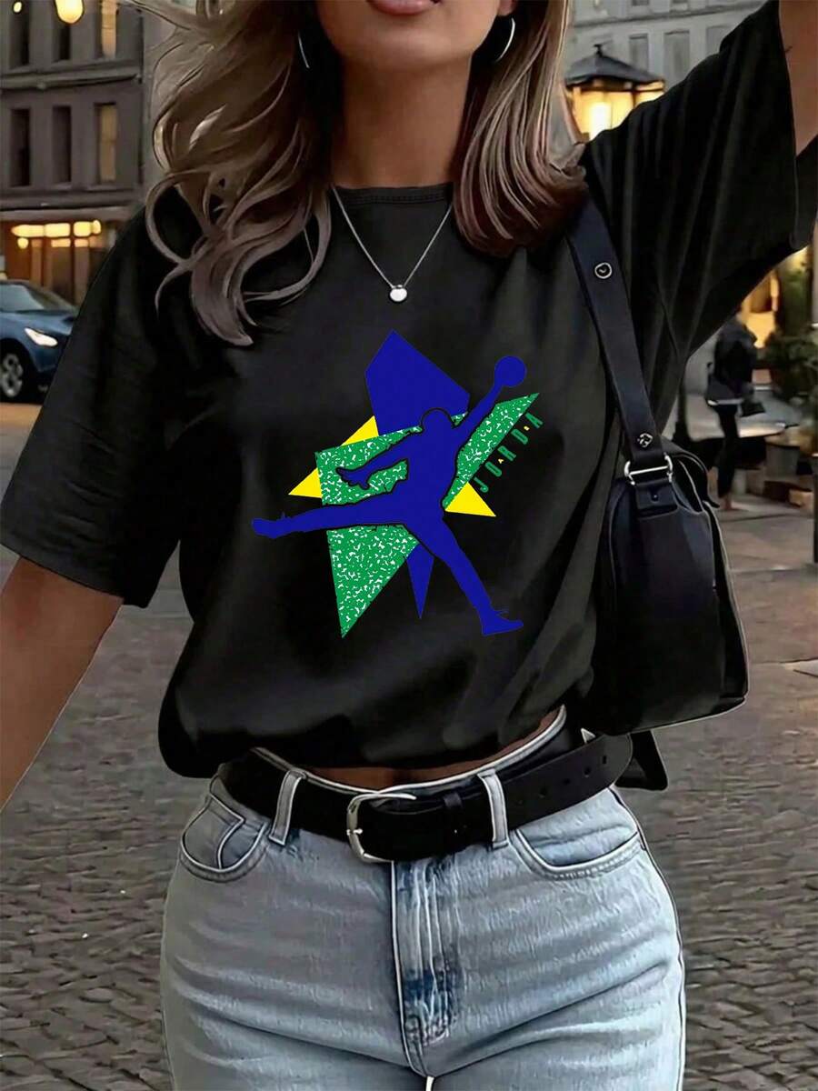 Women T-Shirts - Black - View 1